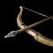 Shortbow Icon: hand-drawn item sprite, 60x60 px.