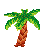 Palm Tree: pixel-art item sprite, 48x48 px.