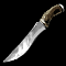Dagger Icon: hand-drawn item sprite, 60x60 px.