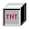 TNT Crate Icon: pixel-art UI UI sprite, 32x32 px.