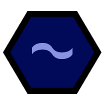 Water Hex Tile: flat tileset, 210x210 px tiles, 1 tiles.