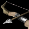 Longbow Icon: hand-drawn item sprite, 60x60 px.