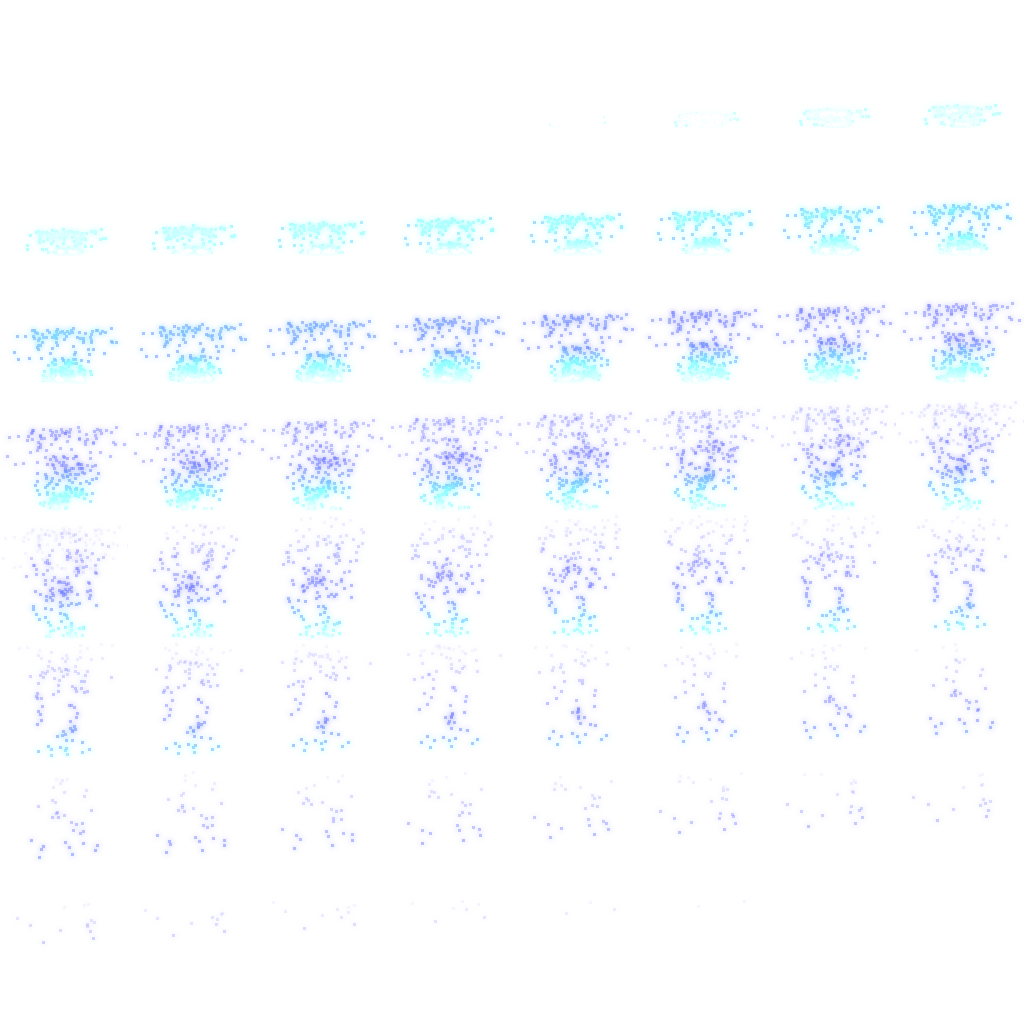 Teleporter Beam: flat effect sprite sheet, 128x128 px, 58 frames (play).