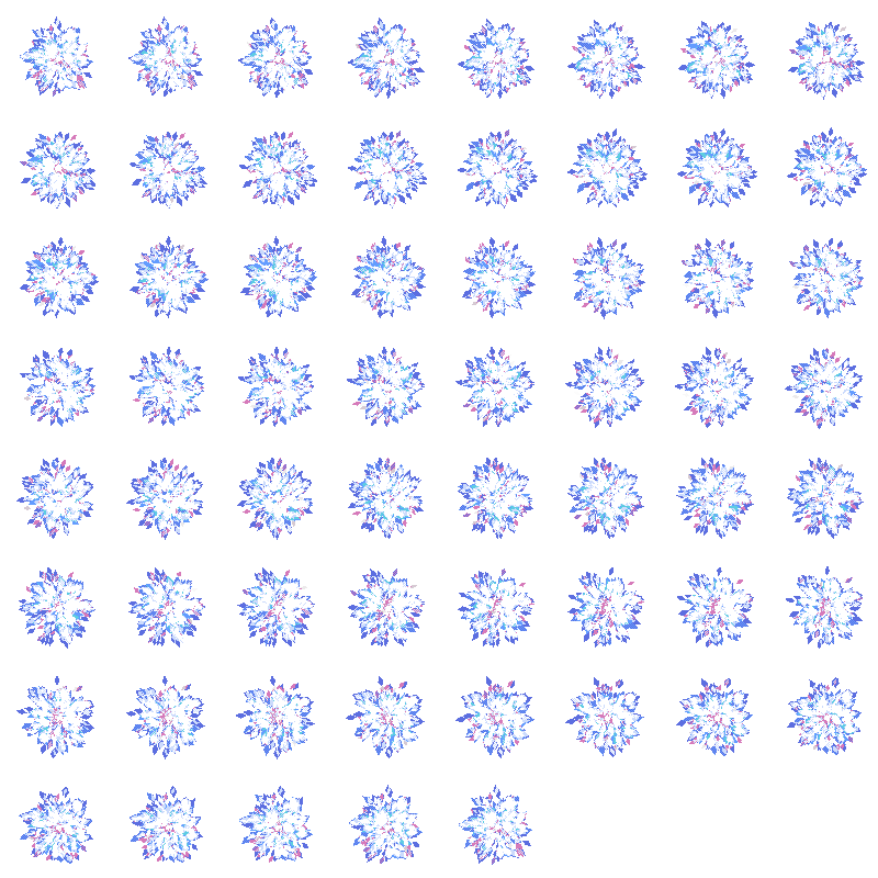 Nebula Effect: pixel-art effect sprite sheet, 100x100 px, 61 frames (play).