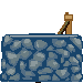 Stone Well: pixel-art item sprite, 75x75 px.